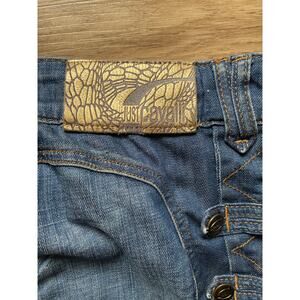 Just Cavalli Vintage Denim Mid-Length Skirt